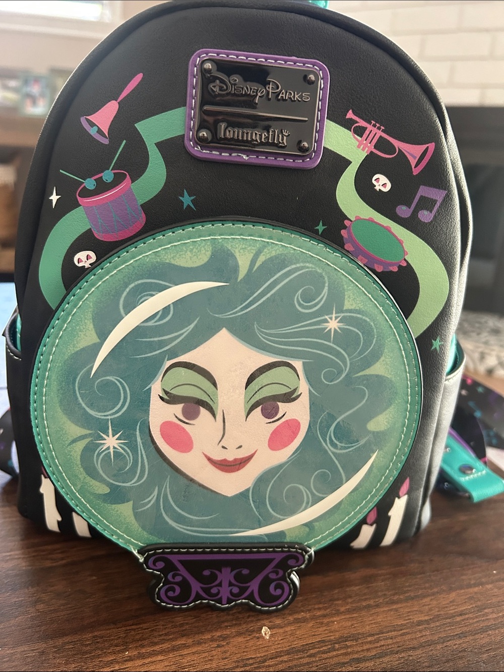 NWT Disney Parks Loungefly Mini Backpack Haunted Mansion Madame Leota